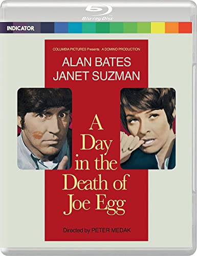 A Day in the Death of Joe Egg" Blu-ray case with actors Alan Bates and Janet Suzman.
