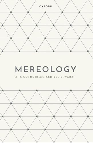 Book cover: "Mereology" with a diamond grid pattern and black text.