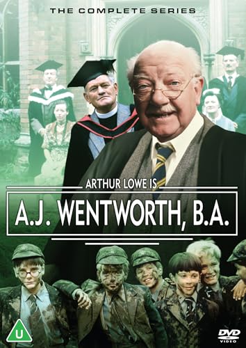 DVD cover for "A.J. Wentworth, B.A." featuring Arthur Lowe and cast.
