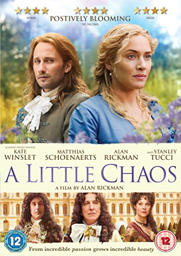 A Little Chaos" DVD cover featuring Kate Winslet and Matthias Schoenaerts.