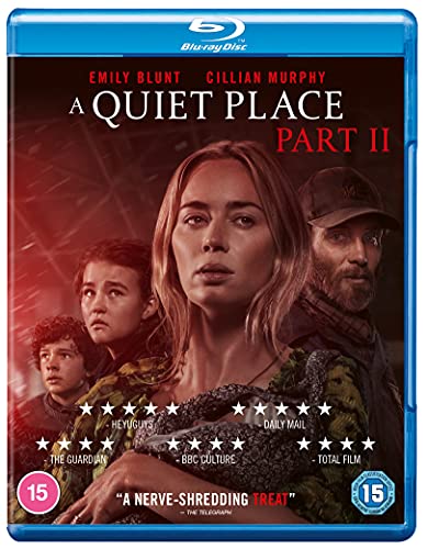“A Quiet Place Part II” Blu-ray cover featuring Emily Blunt and Cillian Murphy.