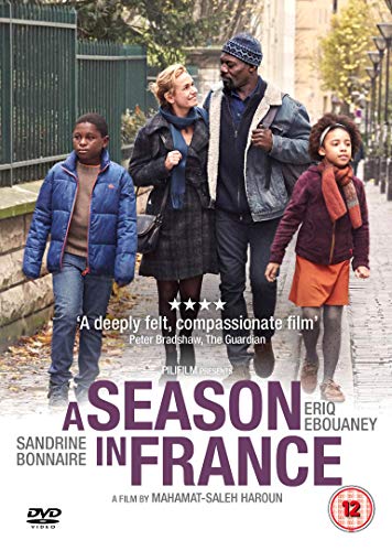 DVD cover for “A Season In France” featuring a family walking together.