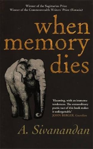 Book cover: "When Memory Dies" with an elephant illustration.