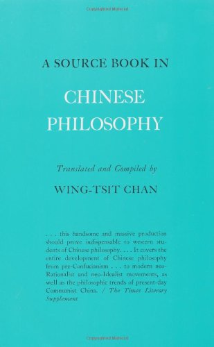 Teal book cover with white text: "A Source Book in Chinese Philosophy.