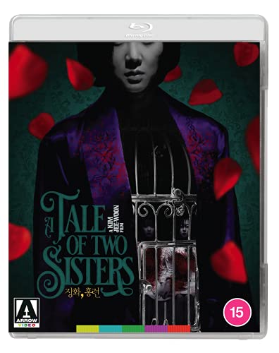 Blu-ray cover for Korean horror film "A Tale of Two Sisters" with a woman’s face.