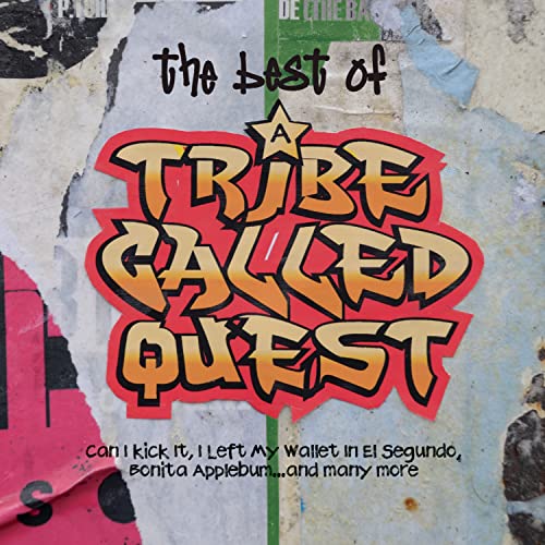 CD cover for A Tribe Called Quest’s “The Best Of” with graffiti art.