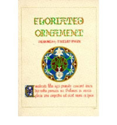 Book cover with ornate floral design and title "Floriated Ornament.