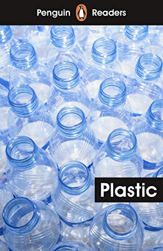 Book cover with many clear plastic bottles and the title "Plastic".