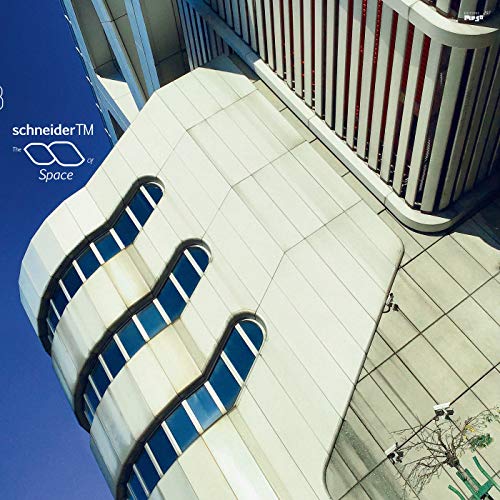 Vinyl album cover for Aa.vv.'s "The 8 Of Space" featuring building architecture.