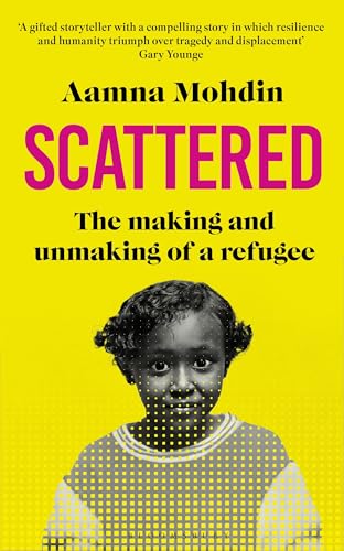 Book cover: “Scattered” by Aamna Mohdin, featuring a young Black woman.