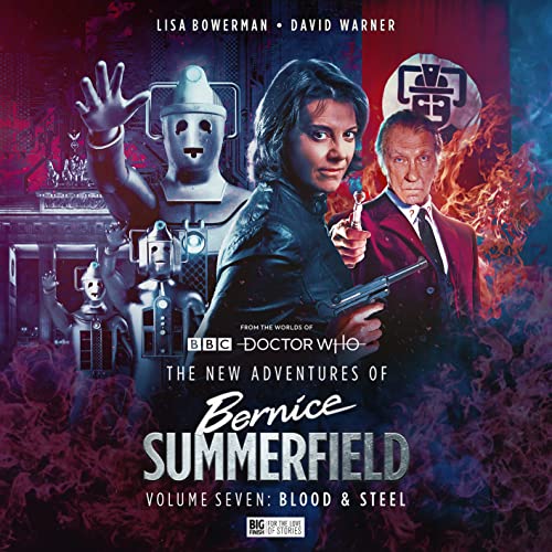 Bernice Summerfield, a Dalek, and a man with guns on a book cover.