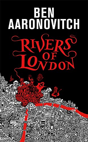 Book cover: "Rivers of London" with red text and London cityscape.