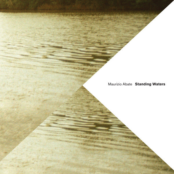 Album cover featuring a rippled water surface split by a white triangular section.