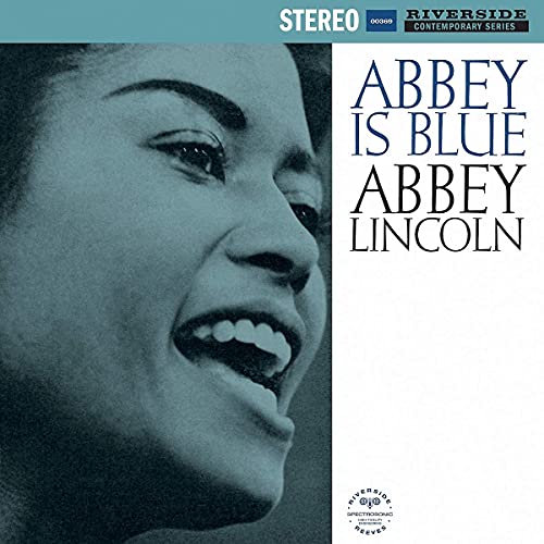 Album cover for Abbey Lincoln’s “Abbey Is Blue” featuring her portrait.