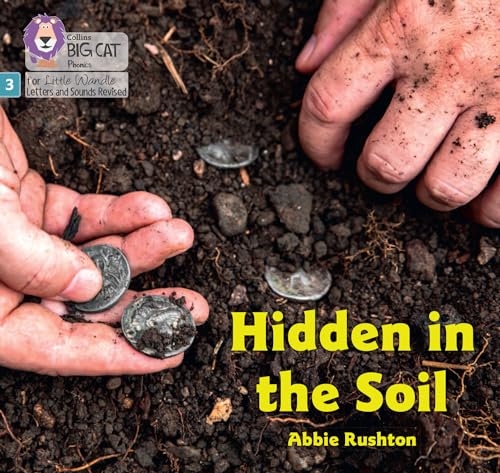 Book cover: hands digging in soil, revealing old coins.