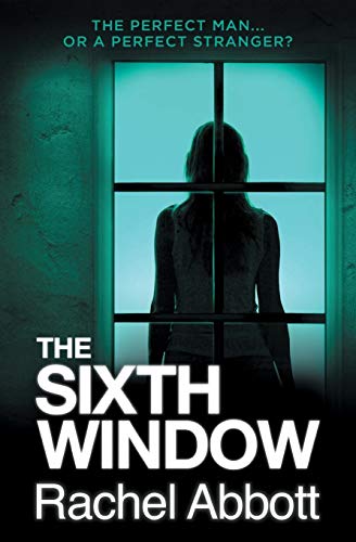 Book cover: woman seen from behind, looking out a window, teal tones.
