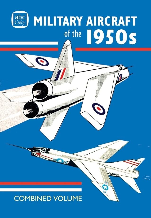 Book cover showing two white military jet aircraft flying against a solid blue background.