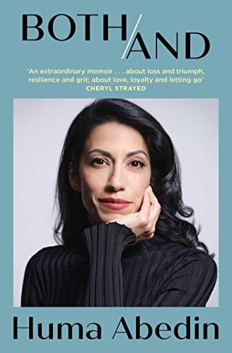 Book cover featuring a portrait of Huma Abedin with the title Both/And.