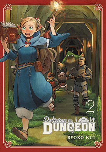 Cover of “Delicious in Dungeon” volume 2, featuring adventurers in a dungeon.
