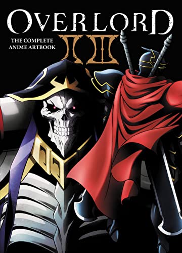 “Overlord” anime artbook cover featuring Ainz Ooal Gown in skeletal form.