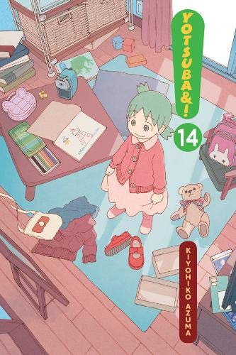 Yotsuba &! Volume 14 cover: a young girl in a pink jacket.