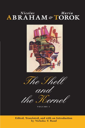 Book cover: abstract portrait with text “The Shell and the Kernel.”
