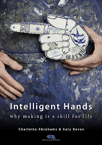 Book cover with hands holding a mosaic hand and title text.
