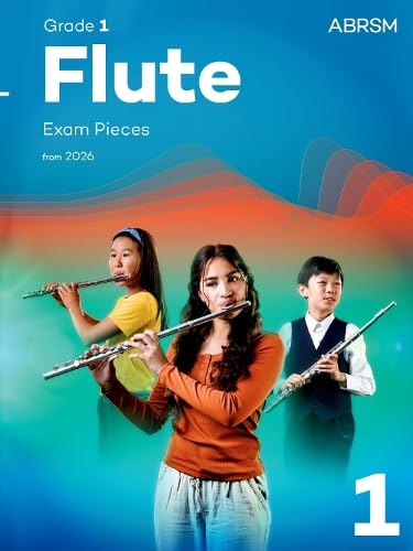 ABRSM flute exam pieces book cover with three young musicians.