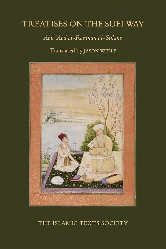 Book cover titled Treatises on the Sufi Way featuring a painting of two figures.