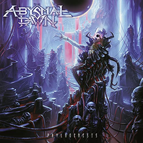 Dark fantasy album cover featuring a monstrous, skeletal figure in a purple landscape.