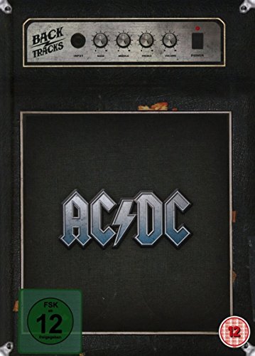 AC/DC Backtracks CD cover art featuring a guitar amplifier design with the band logo.