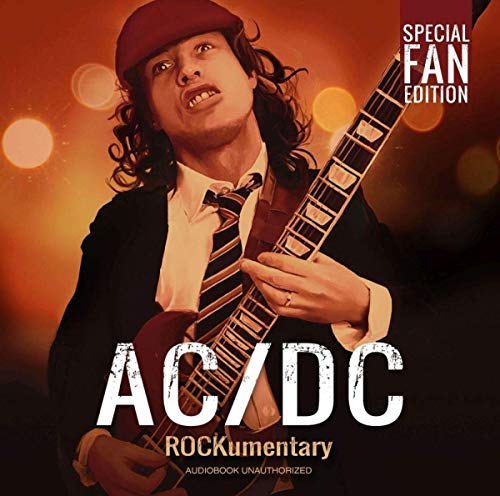 AC/DC “Rockumentary” CD cover featuring Angus Young with a guitar.