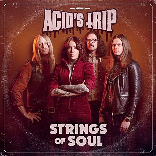 Album cover for Acid’s Trip’s “Strings Of Soul” featuring four people.