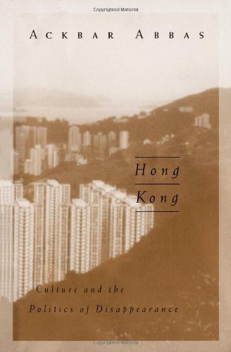 Book cover with a sepia-toned cityscape of Hong Kong and title text.
