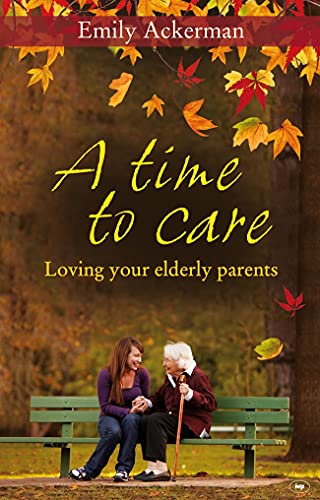 Book cover: woman and elderly woman on a park bench, falling leaves.