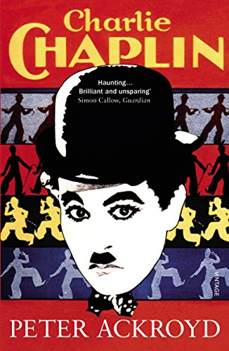 Book cover featuring a black and white portrait of Charlie Chaplin.