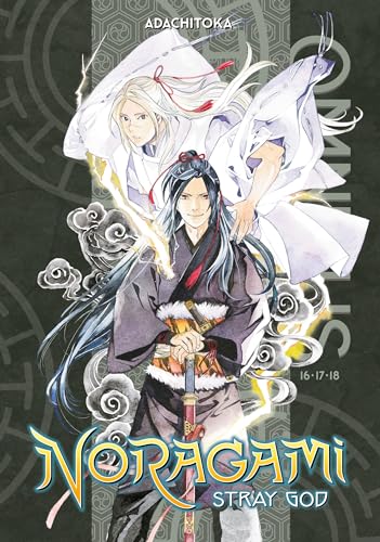 Noragami manga volume 6 cover with two male figures and swirling clouds.