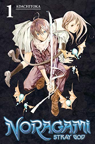 Manga cover featuring a boy holding a sword and a girl against dark background.