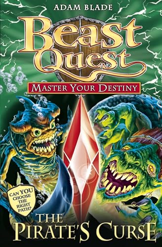 Book cover featuring fantastical blue and green monsters flanking a gem.
