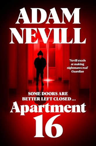 Book cover: hooded figure stands before a glowing red doorway.