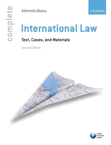 Textbook cover for “Complete International Law” with a paper airplane.