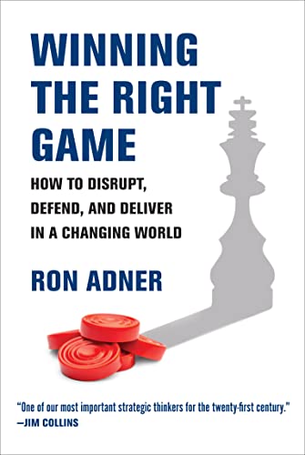 Book cover: "Winning the Right Game" with chess pieces and red game tokens.