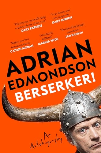 Book cover titled Berserker! by Adrian Edmondson featuring a man wearing a horned helmet.