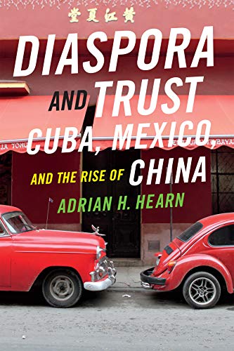 Book cover: "Diaspora and Trust: Cuba" with red classic cars.