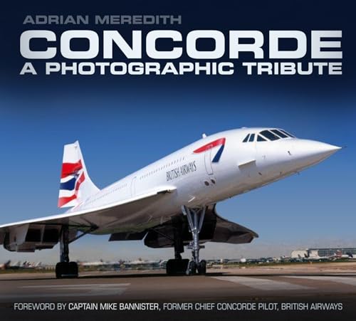 Book cover featuring a white British Airways Concorde supersonic jet.