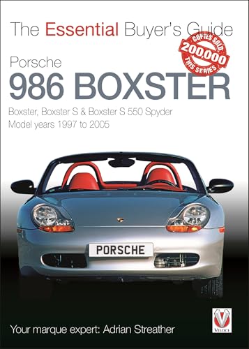 Book cover featuring a silver Porsche 986 Boxster with red interior seats.