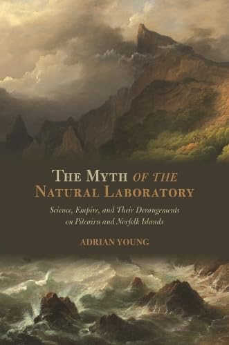 Book cover depicting a rocky coastline and stormy seas, titled “The Myth of the Natural Laboratory.”