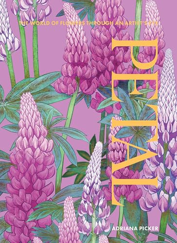 Book cover featuring purple lupine flowers on a light purple background with yellow text.