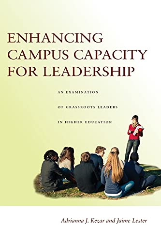 Book cover with title and image of students with a speaker.