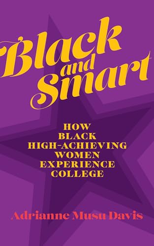 Book cover: "Black and Smart" with gold text on purple background.